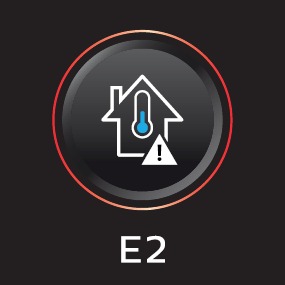 E2 อุณหภูมิต่ำเกินไป