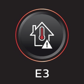E3 อุณหภูมิสูงเกินไป