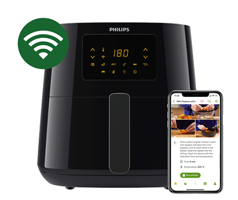 Airfryer Essential XL Connected, Philips Airfryer อร่อย สุขภาพดีกว่า สะดวกกว่าสั่งงานผ่านมือถือ